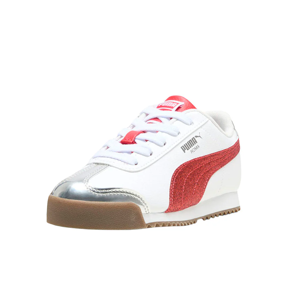 Roma 24 Holiday Glitz Metallic Lace Up Sneakers (Little Kid-Big Kid) - Image 2