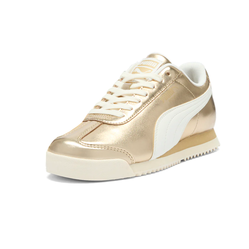 Roma Chrome Metallic Lace Up Sneakers - Image 2