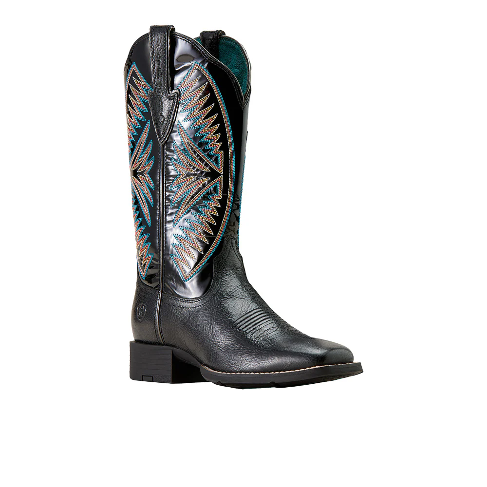 Round Up Ruidoso Wide Square Toe Pull On Cowboy Boots - Image 2