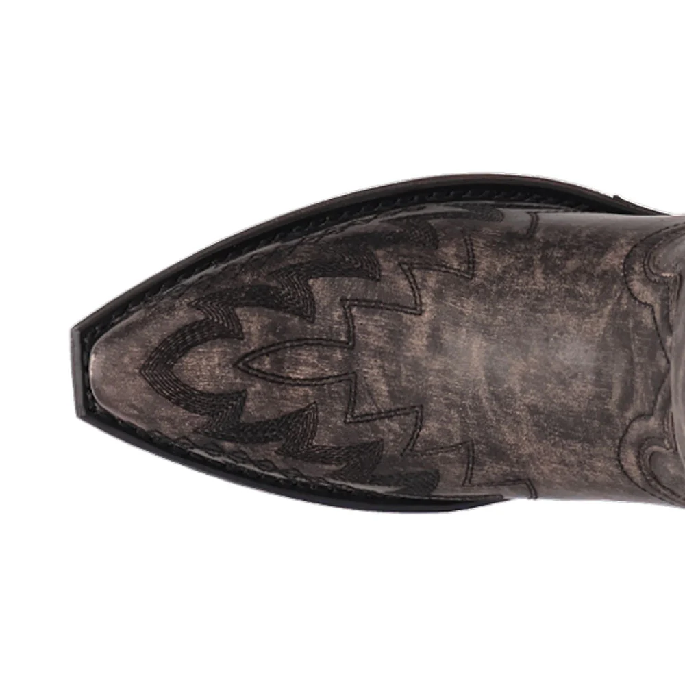 Roxelle Calf Wide Snip Toe Cowboy Boots - Image 4