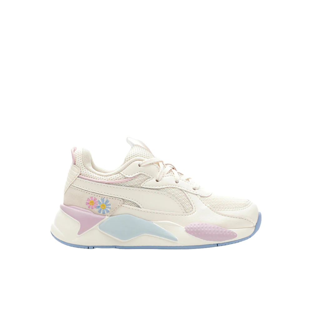Rs-X Embroidered Lace Up Sneakers (Little Kid)