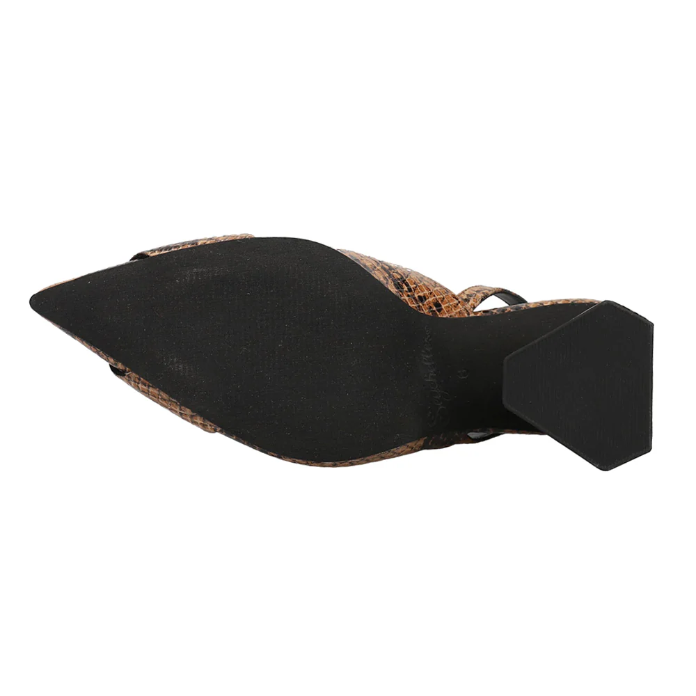 Rumor Has It Snake Block Heel Pumps - Image 5