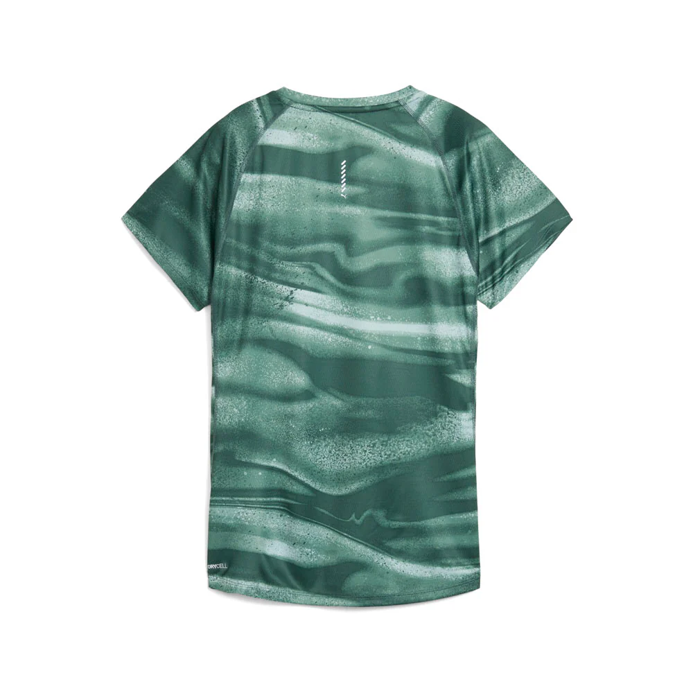 Run Velocity All Over Print Crew Neck Short Sleeve Athletic T-Shirt - Image 2