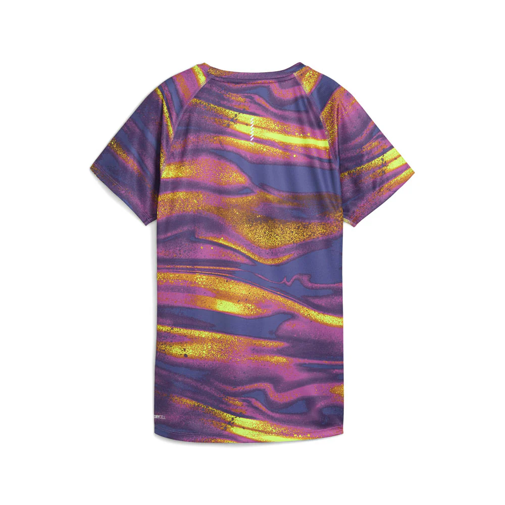 Run Velocity All Over Print Crew Neck Short Sleeve Athletic T-Shirt - Image 2