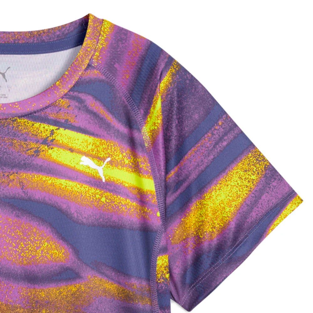 Run Velocity All Over Print Crew Neck Short Sleeve Athletic T-Shirt - Image 5