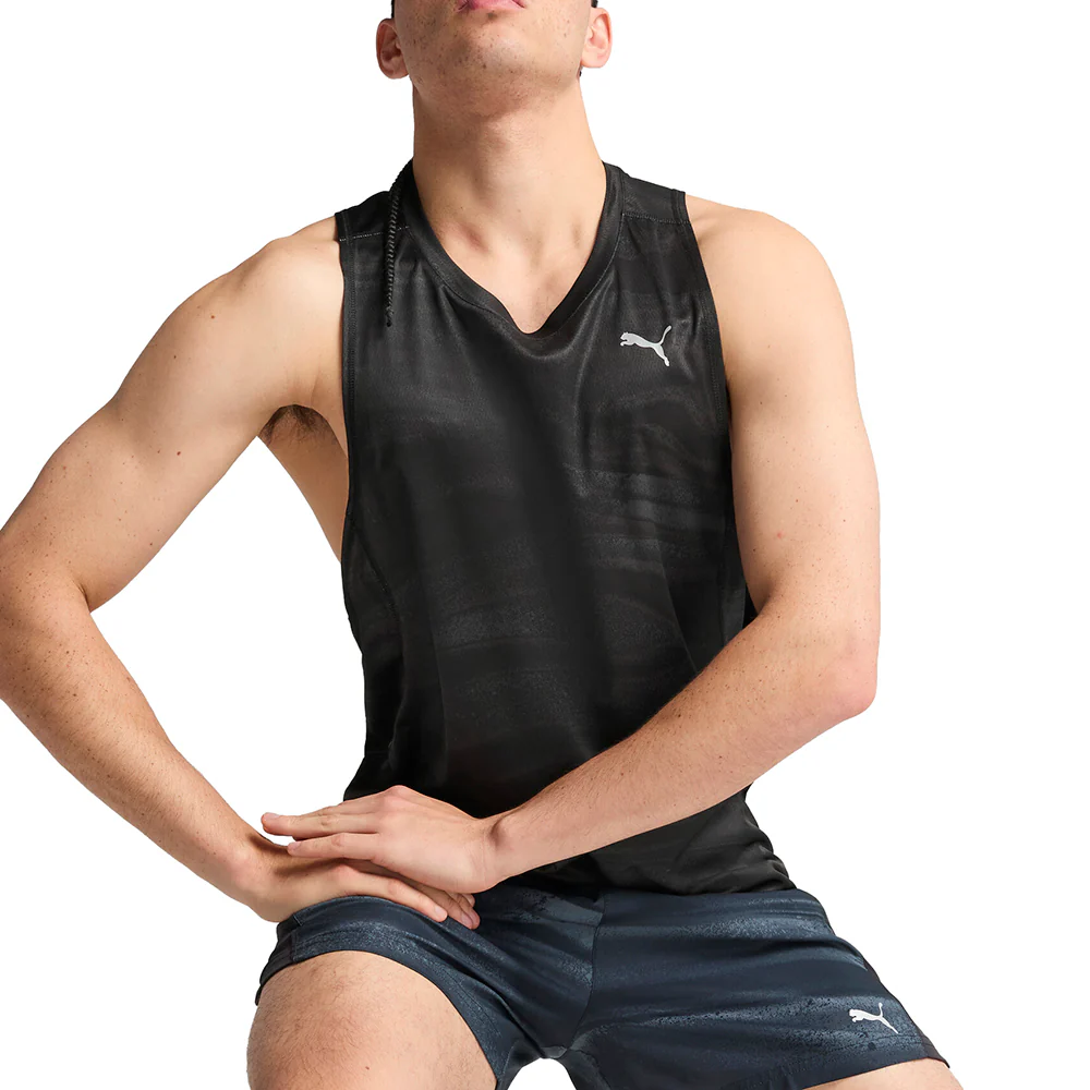 Run Velocity Crew Neck Athletic Tank Top - Image 3