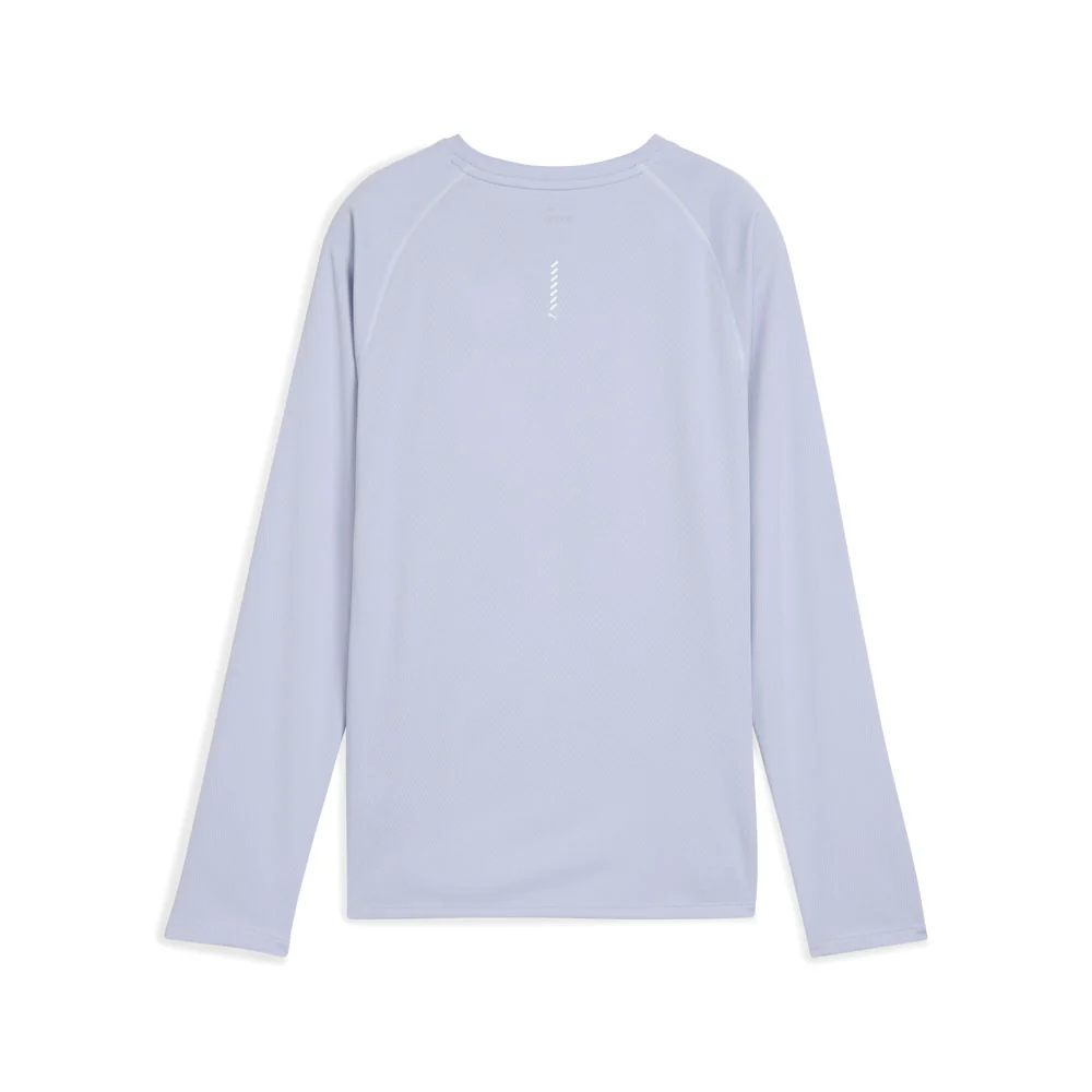 Run Velocity Crew Neck Long Sleeve Athletic T-Shirt - Image 2