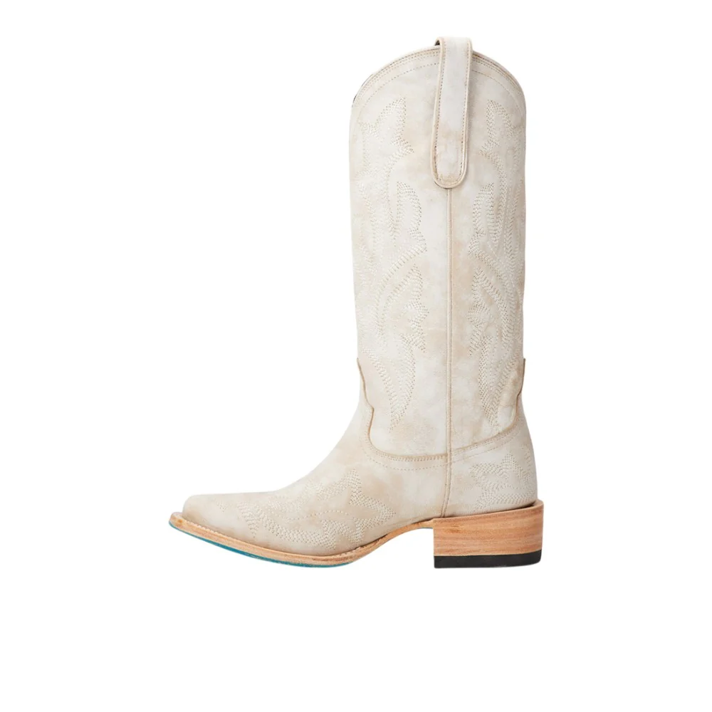 Saratoga Embroidered Square Toe Cowboy Boot - Image 3