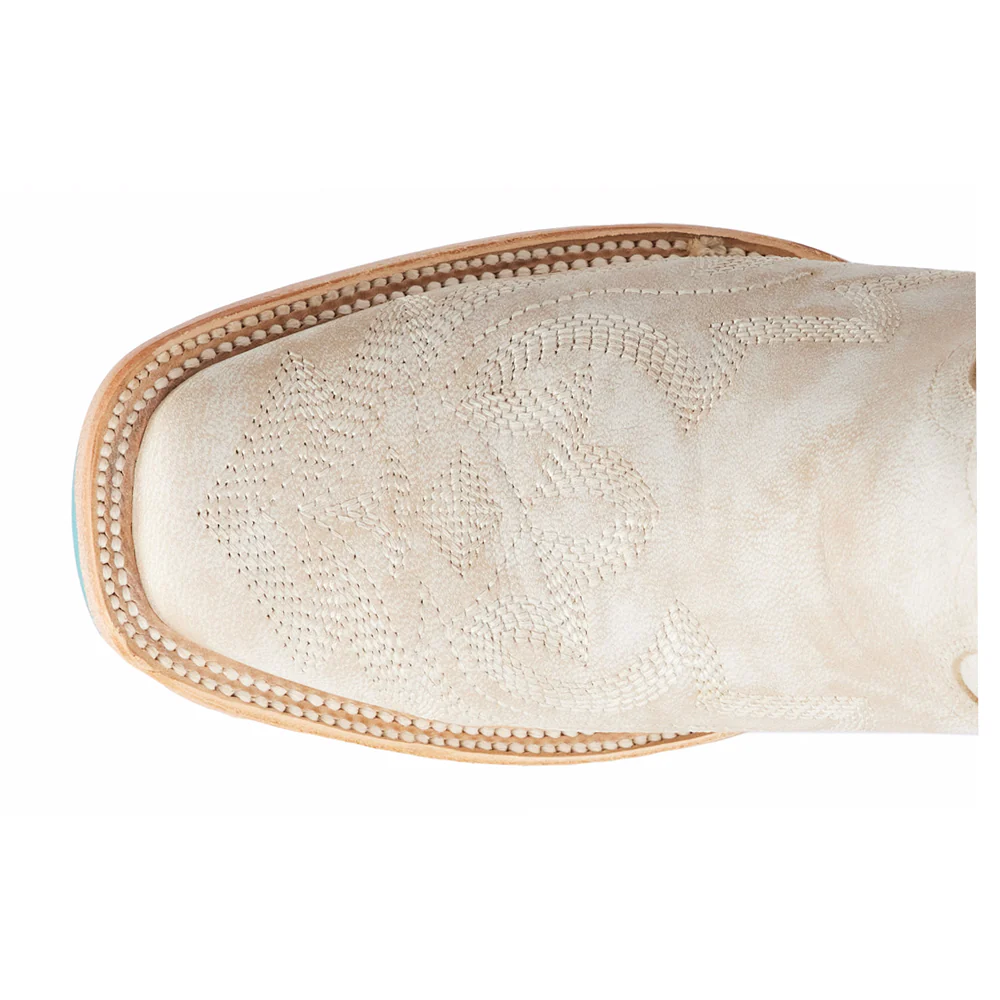 Saratoga Embroidered Square Toe Cowboy Boot - Image 4