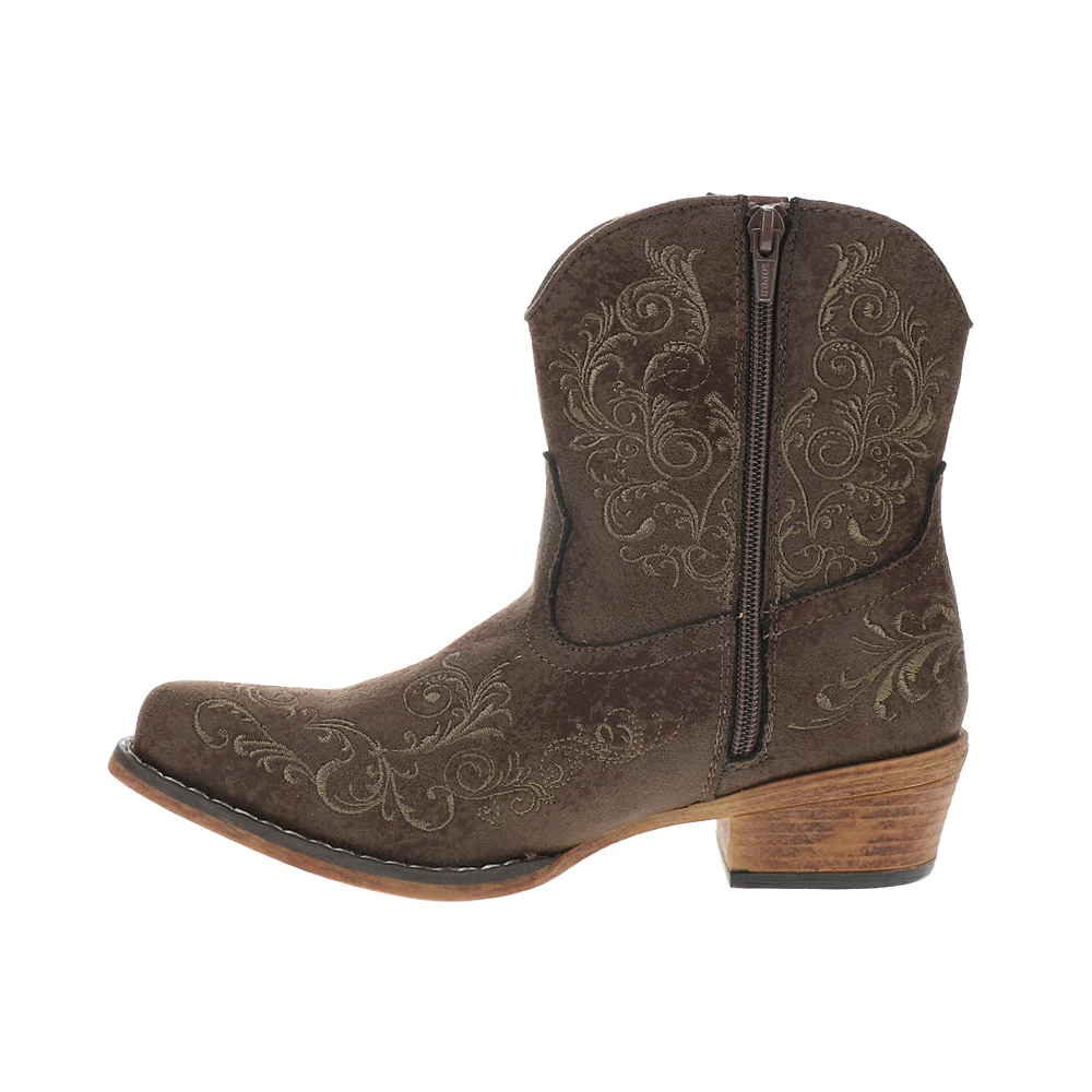 Sashay Snip Toe Zippered Cowboy Booties - Image 3