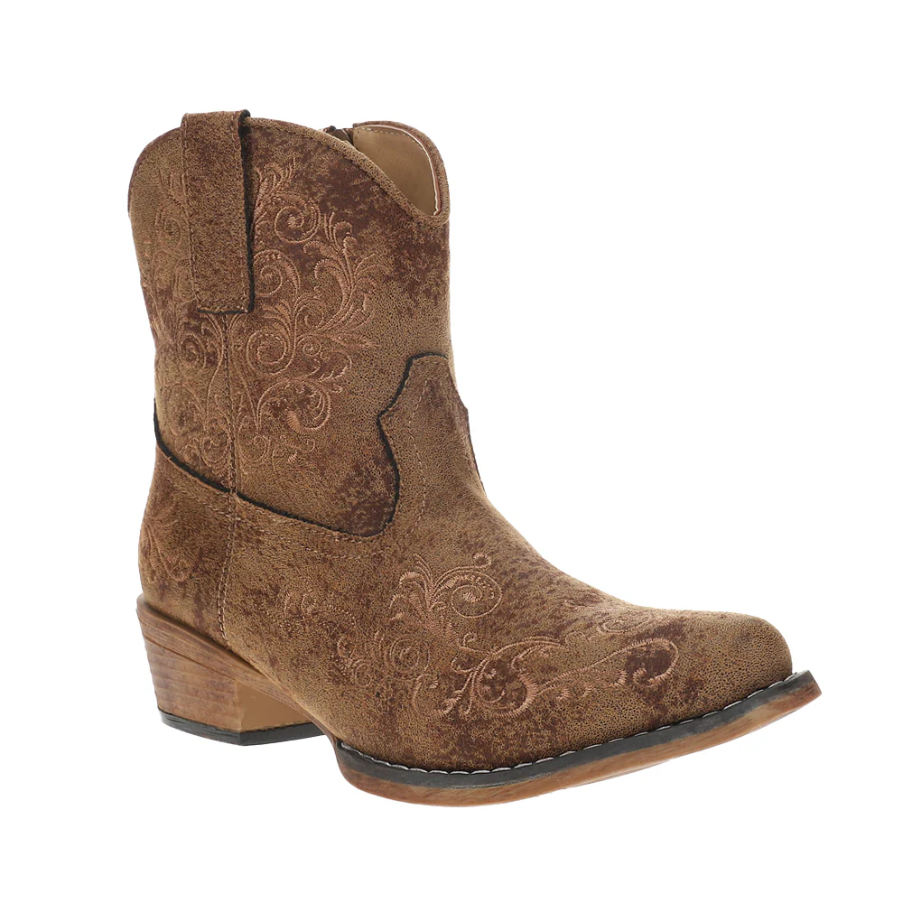 Sashay Snip Toe Zippered Cowboy Booties - Image 2