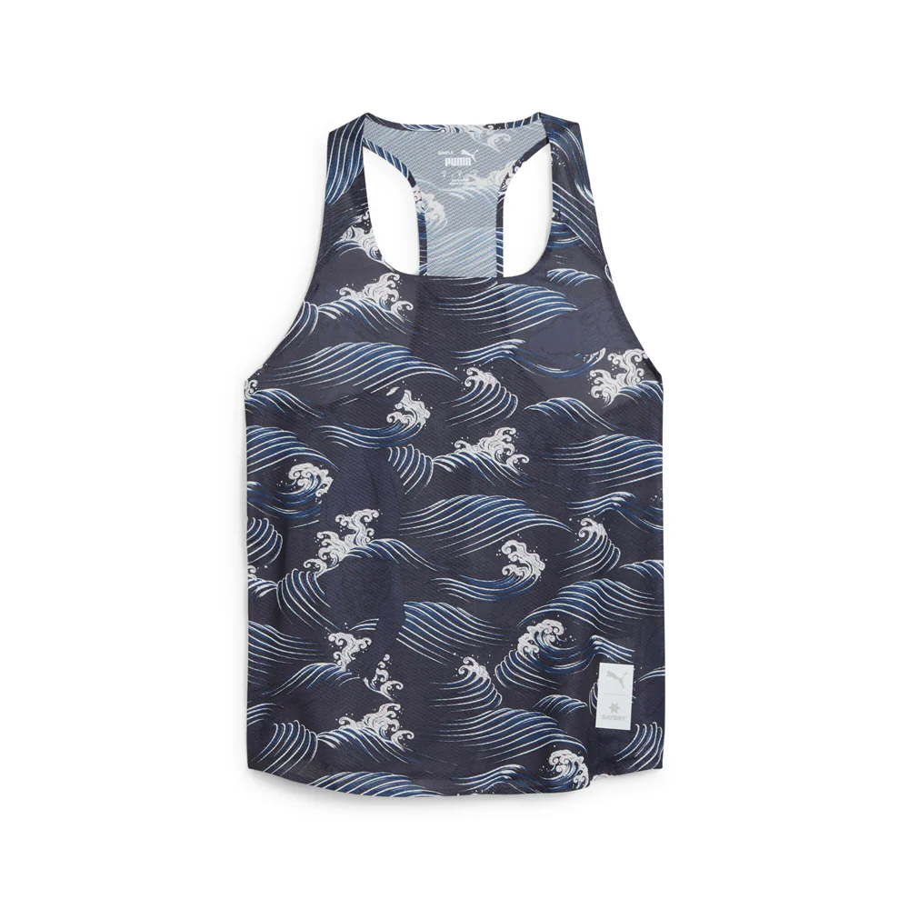 PUMA X SAYSKY Singlet Graphic Crew Neck Athletic Tank Top