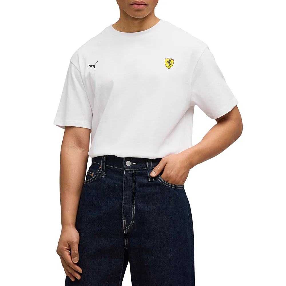 Scuderia Ferrari Miami Crew Neck Short Sleeve T-Shirt - Image 3