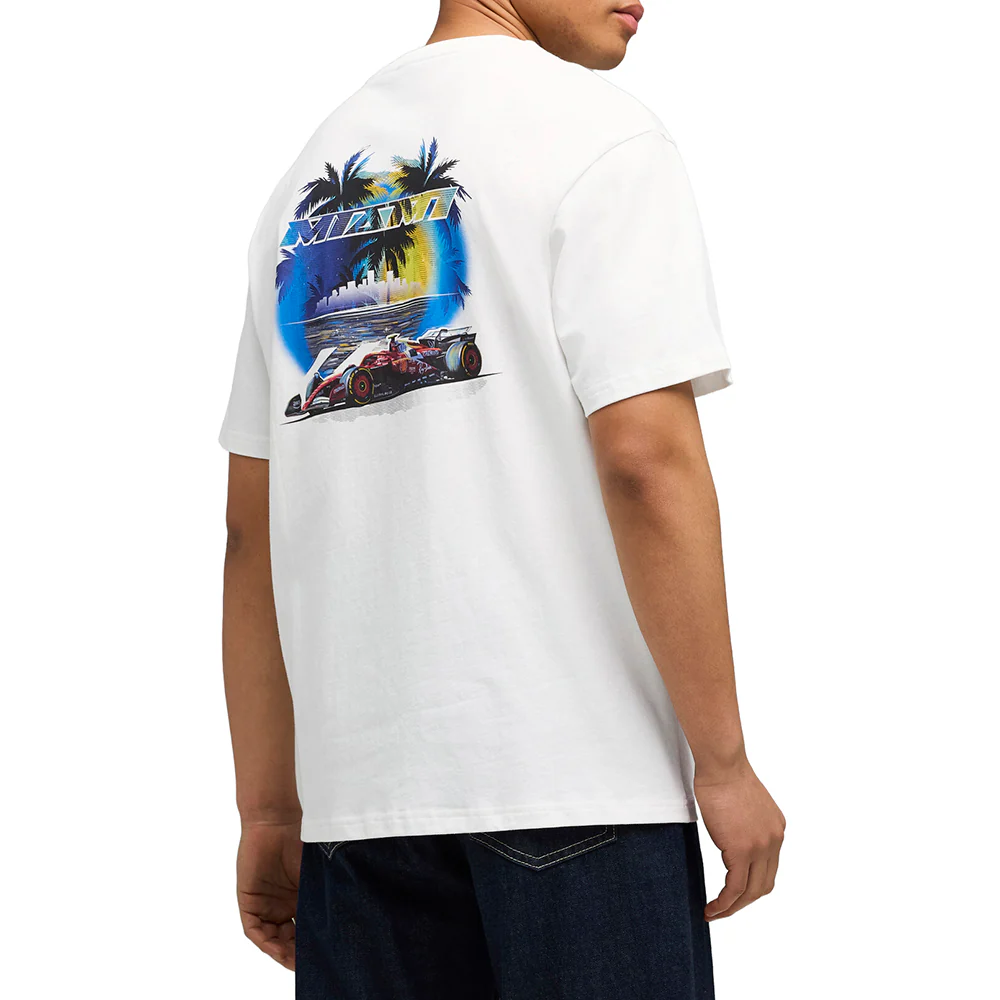 Scuderia Ferrari Miami Crew Neck Short Sleeve T-Shirt - Image 4
