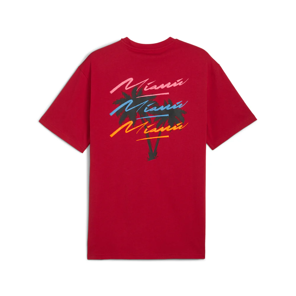 Scuderia Ferrari Miami Graphic Crew Neck Short Sleeve T-Shirt - Image 2