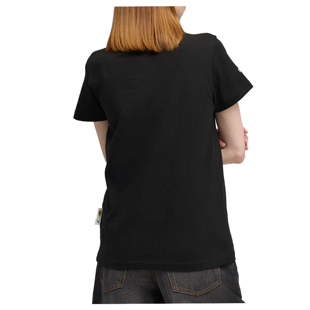 Scuderia Ferrari Sportswear Tonal Shield Crew Neck Short Sleeve T-Shirt - Image 4