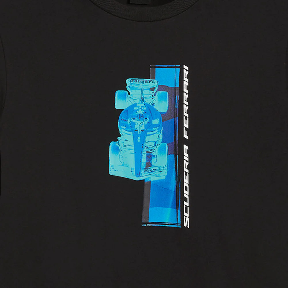 Scuderia Ferrari Race Crew Neck Short Sleeve Graphic T-Shirt - Image 3