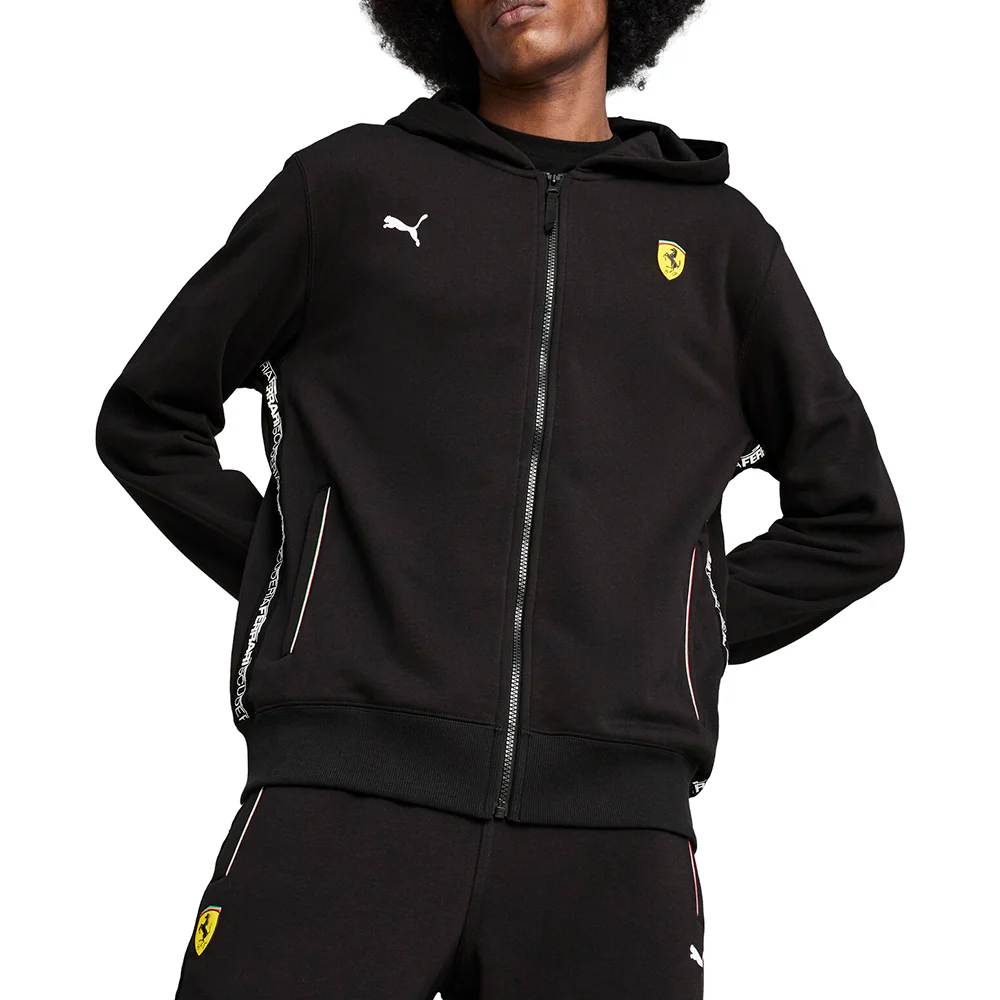 Scuderia Ferrari Race Full Zip Long Sleeve Jacket - Image 3