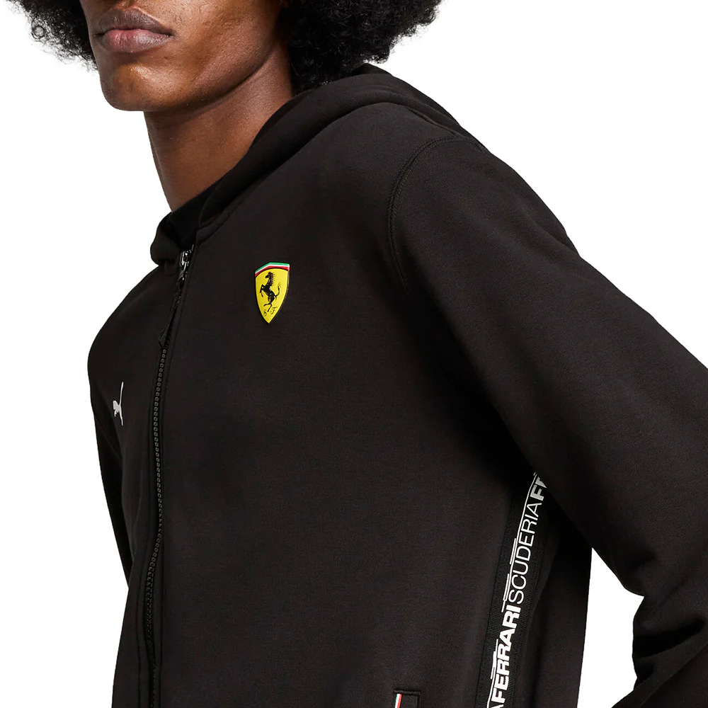 Scuderia Ferrari Race Full Zip Long Sleeve Jacket - Image 5