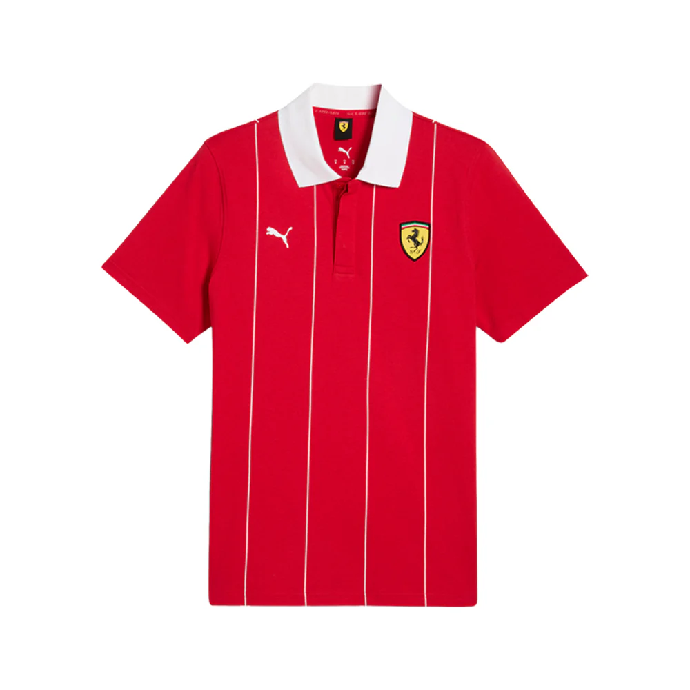 Scuderia Ferrari Race Premium Short Sleeve Polo Shirt