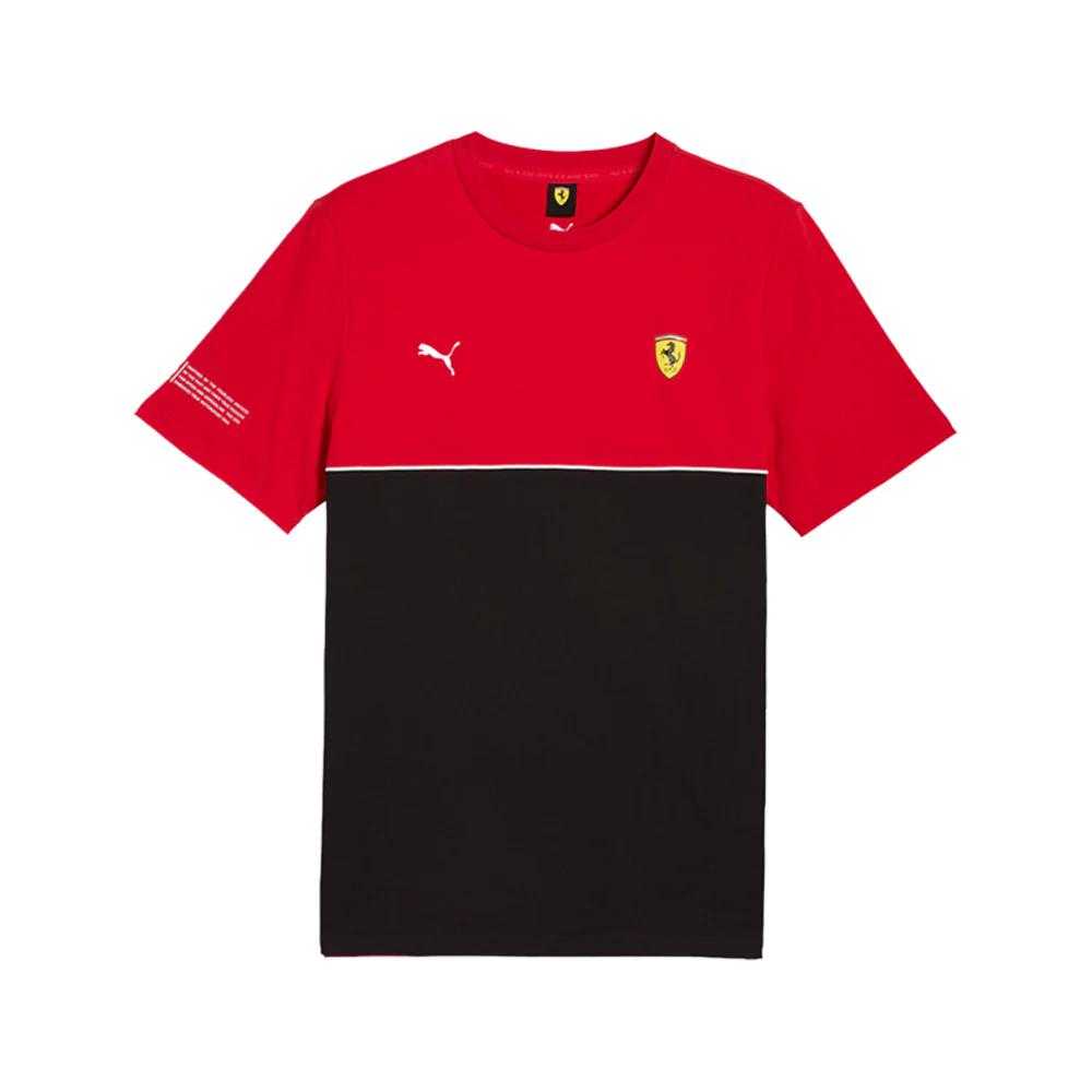 Scuderia Ferrari Race SDS Crew Neck Short Sleeve T-Shirt