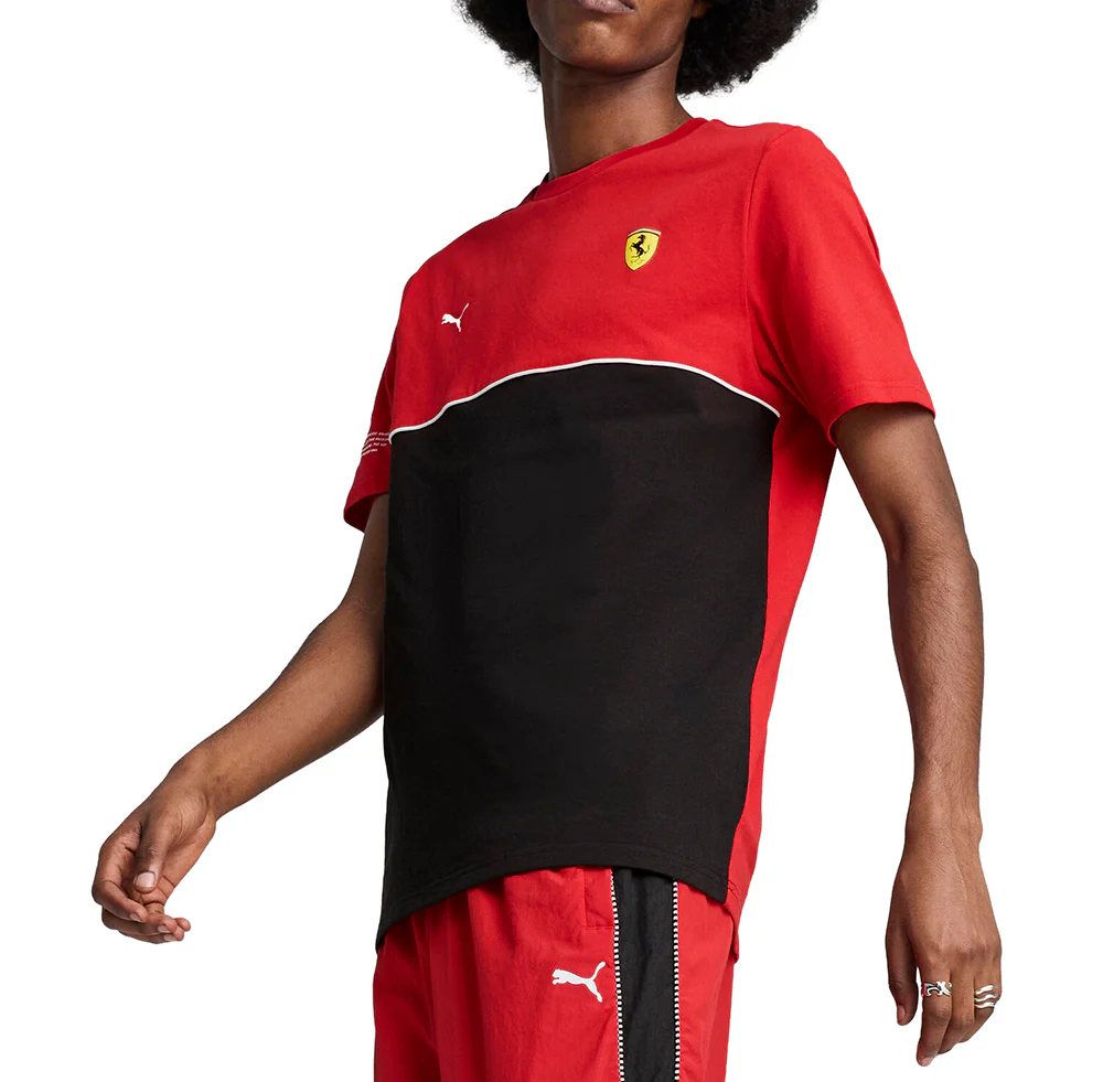 Scuderia Ferrari Race SDS Crew Neck Short Sleeve T-Shirt - Image 3