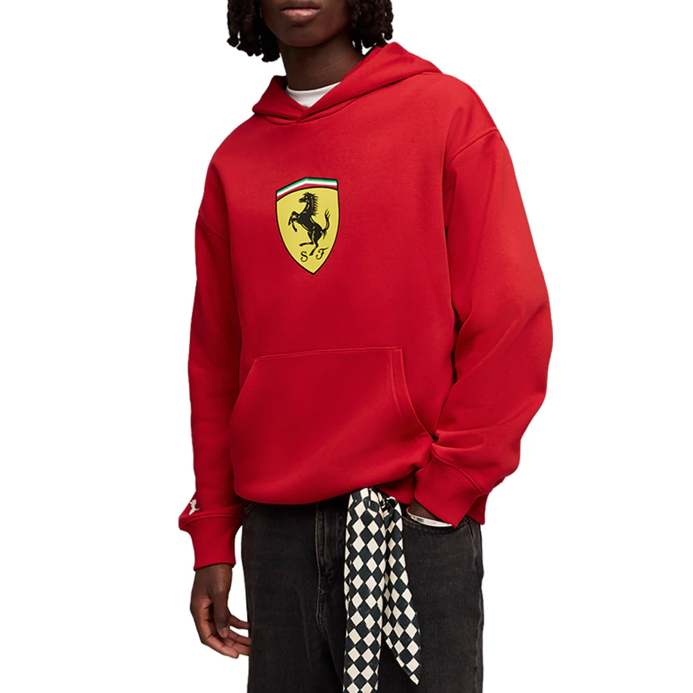 Scuderia Ferrari Shield Pullover Hoodie - Image 3