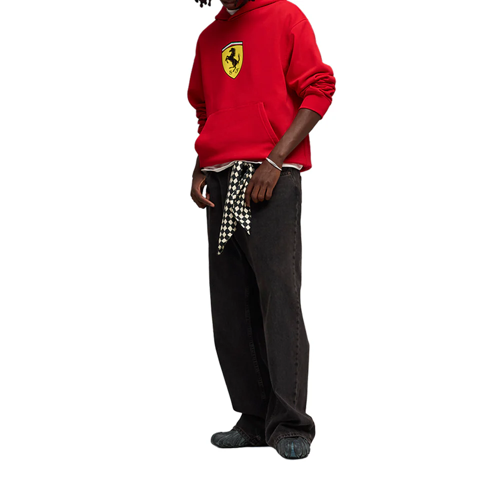 Scuderia Ferrari Shield Pullover Hoodie - Image 5