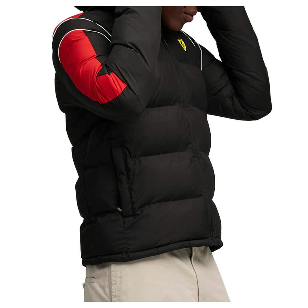 Scuderia Ferrari T7 Full Zip Puffer Jacket - Image 5
