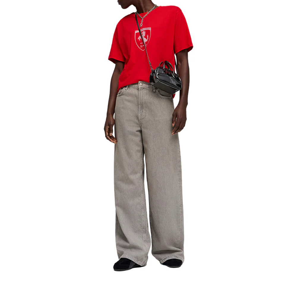 Scuderia Ferrari Tonal Shield Crew Neck Short Sleeve T-Shirt - Image 5