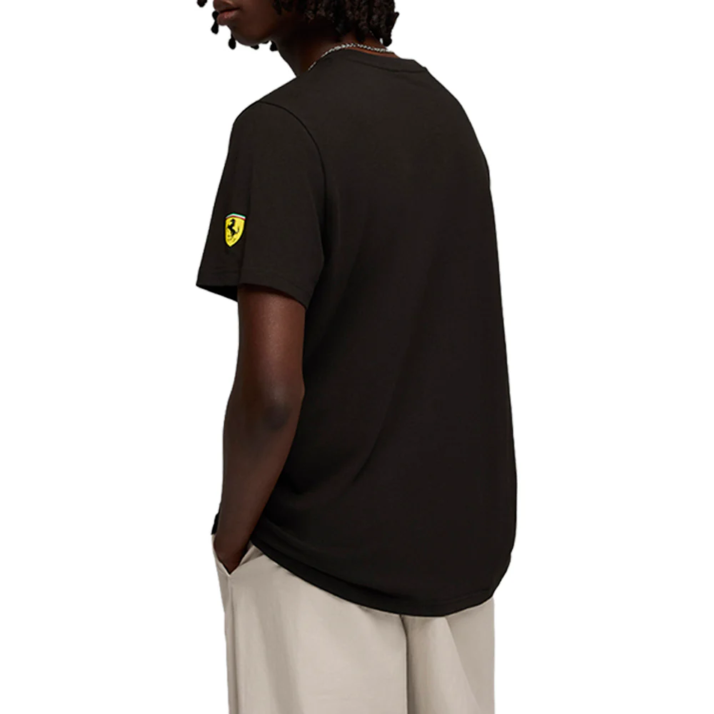 Scuderia Ferrari Tonal Shield Graphic Crew Neck Short Sleeve T-Shirt - Image 4