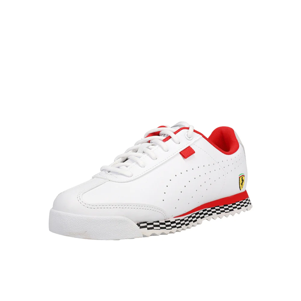 Scuderia Ferrari X Roma Via Perforated Lace Up Sneakers (Big Kid) - Image 2