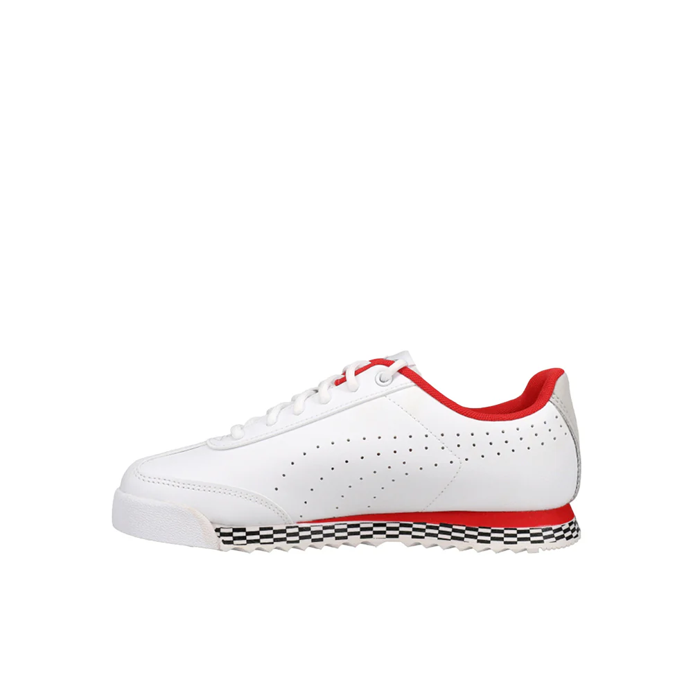 Scuderia Ferrari X Roma Via Perforated Lace Up Sneakers (Big Kid) - Image 3