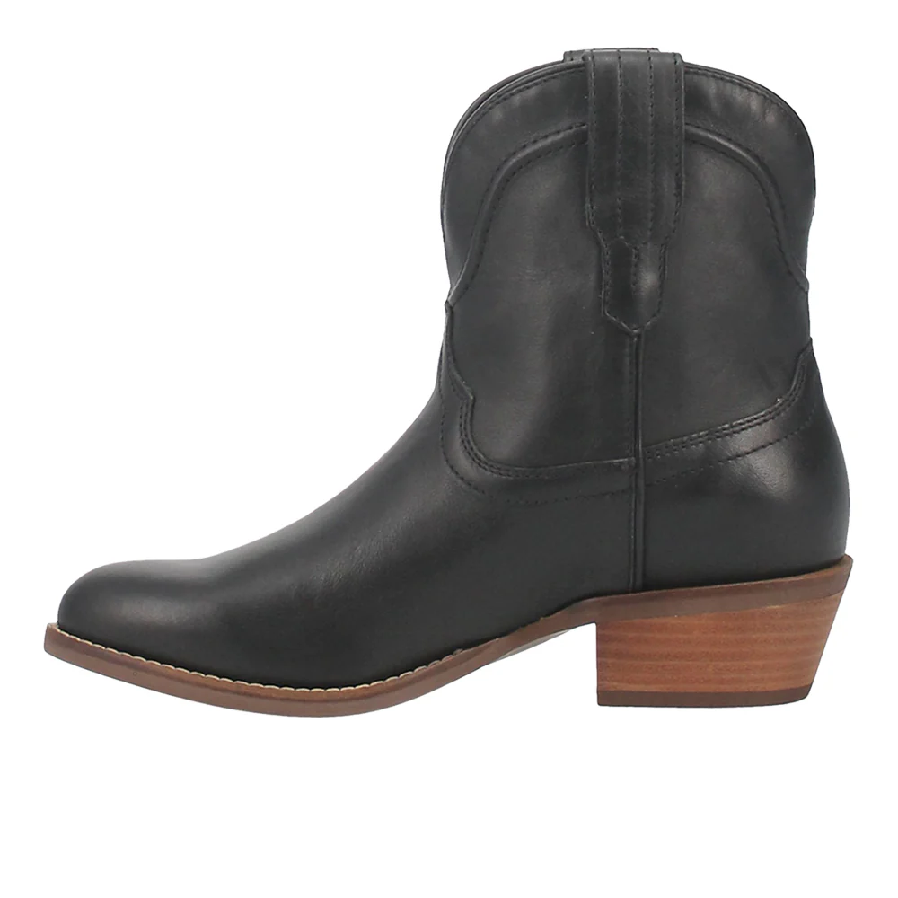 Seguaro Round Toe Pull On Cowboy Booties - Image 3