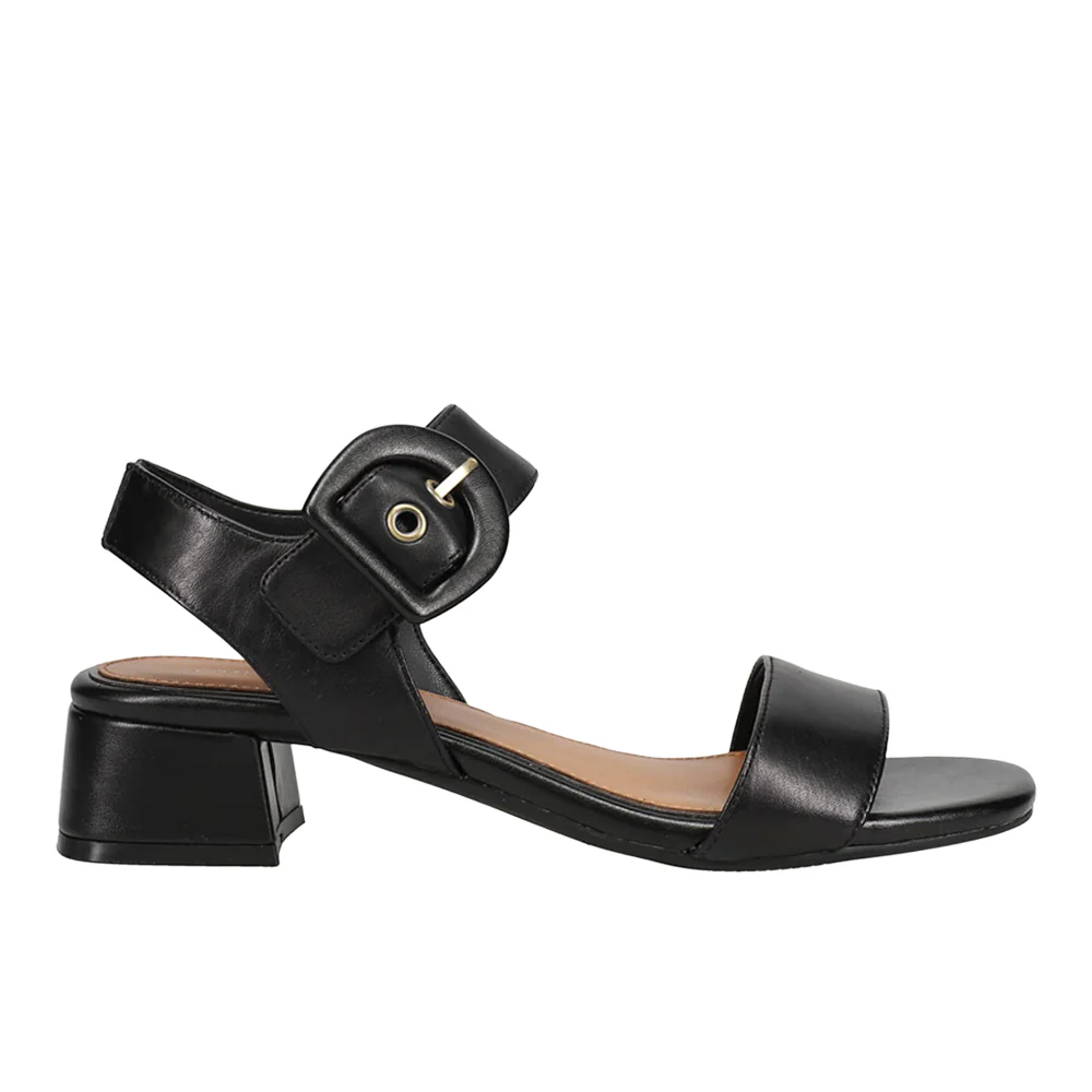 Selina Block Heel Ankle Strap Sandals