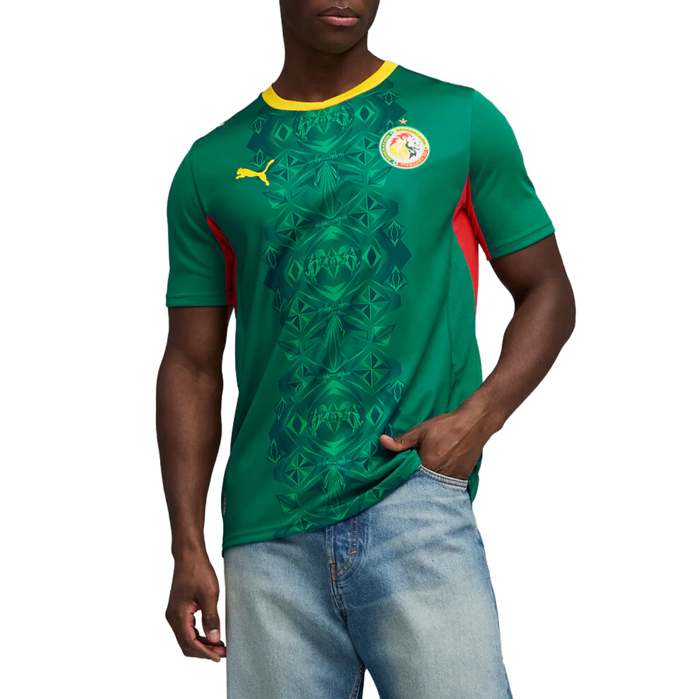 Senegal Away Crew Neck Short Sleeve Replica Jersey - Image 3