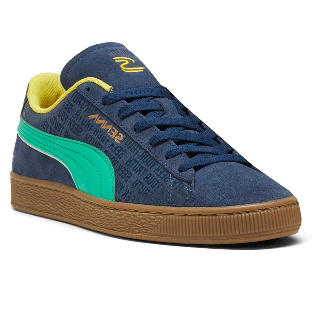Senna A Vida Suede Lace Up Sneakers - Image 2