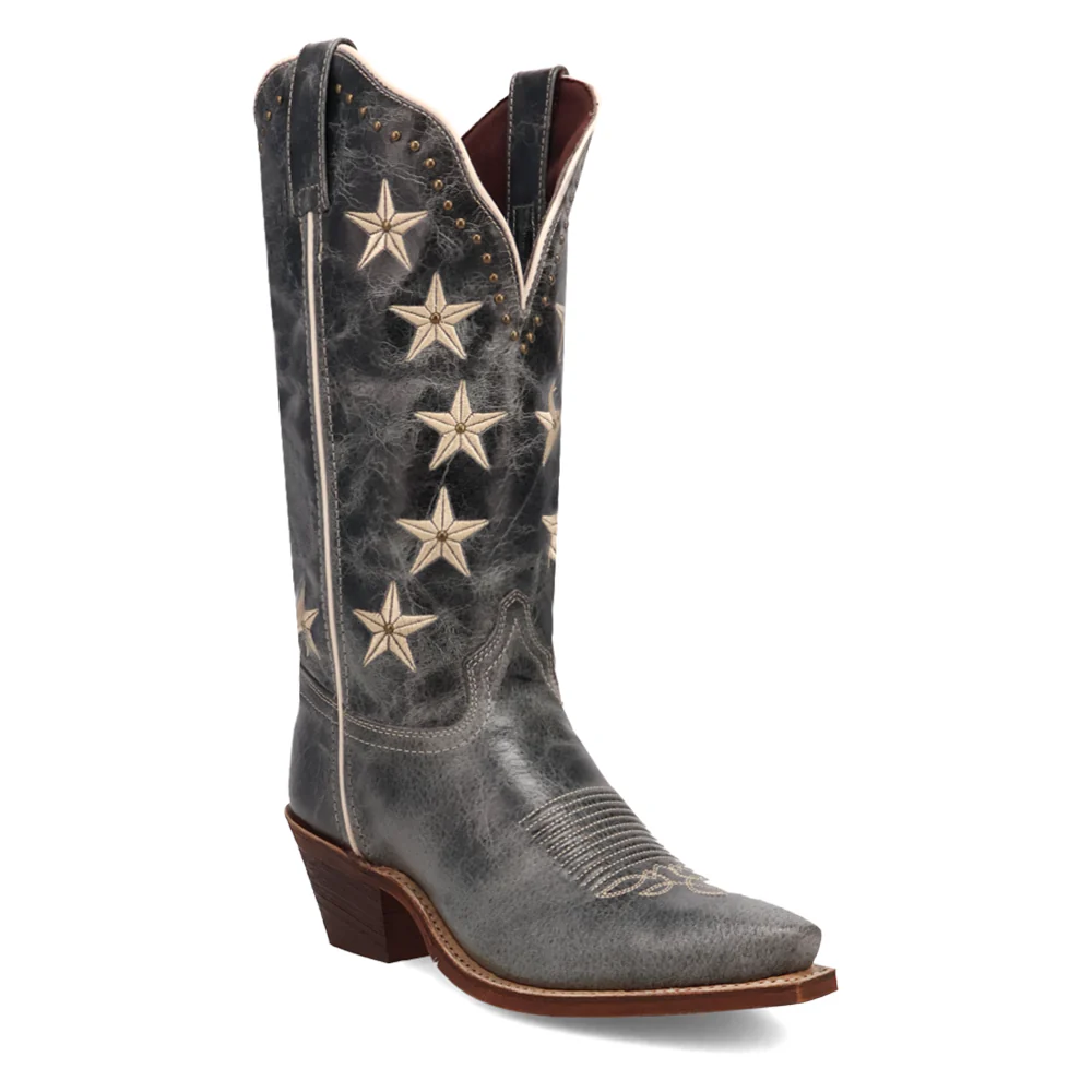Serenade Patriotic Snip Toe Pull On Cowboy Boots - Image 2