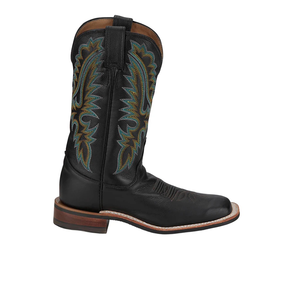 Shay Embroidered Square Toe Cowboy Boots