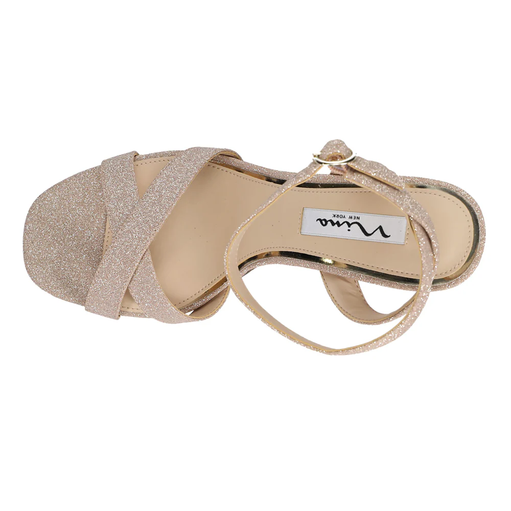 Sheila Glitter Dress Platform Sandals - Image 4