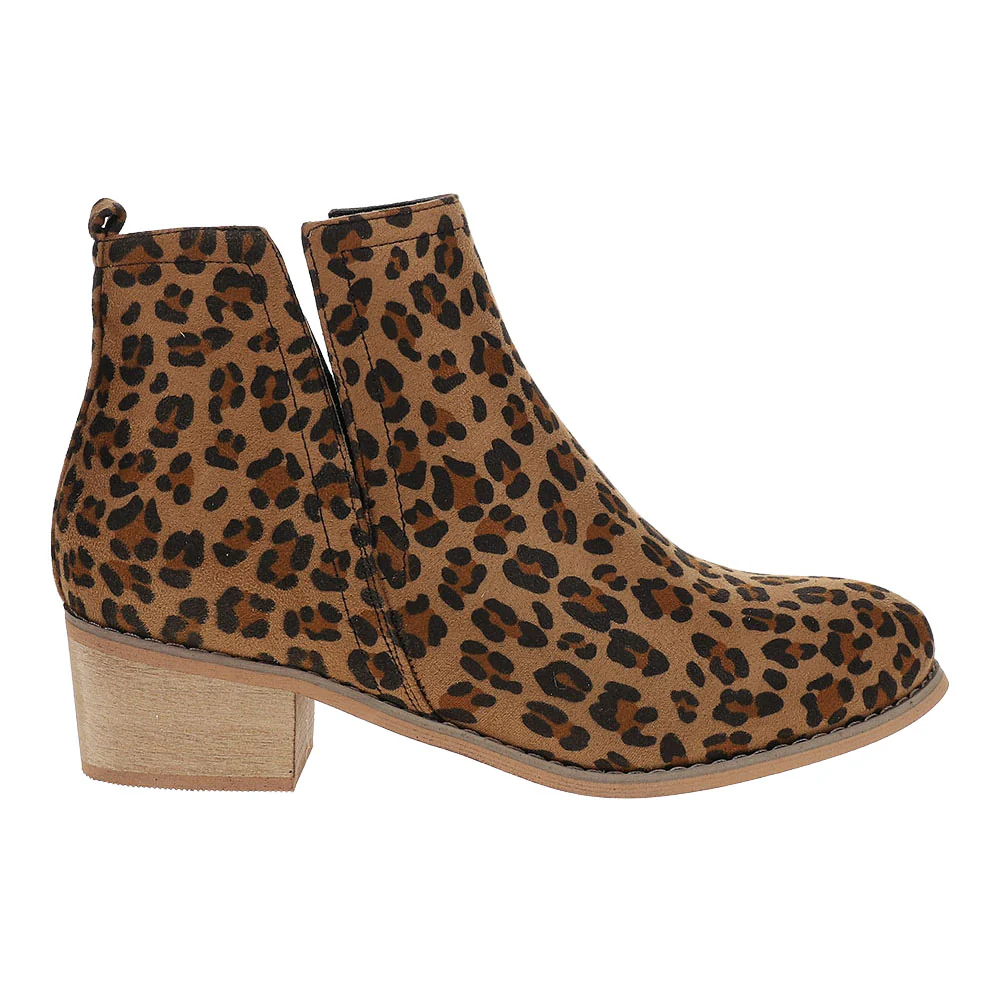 Shield Leopard Chelsea Boots