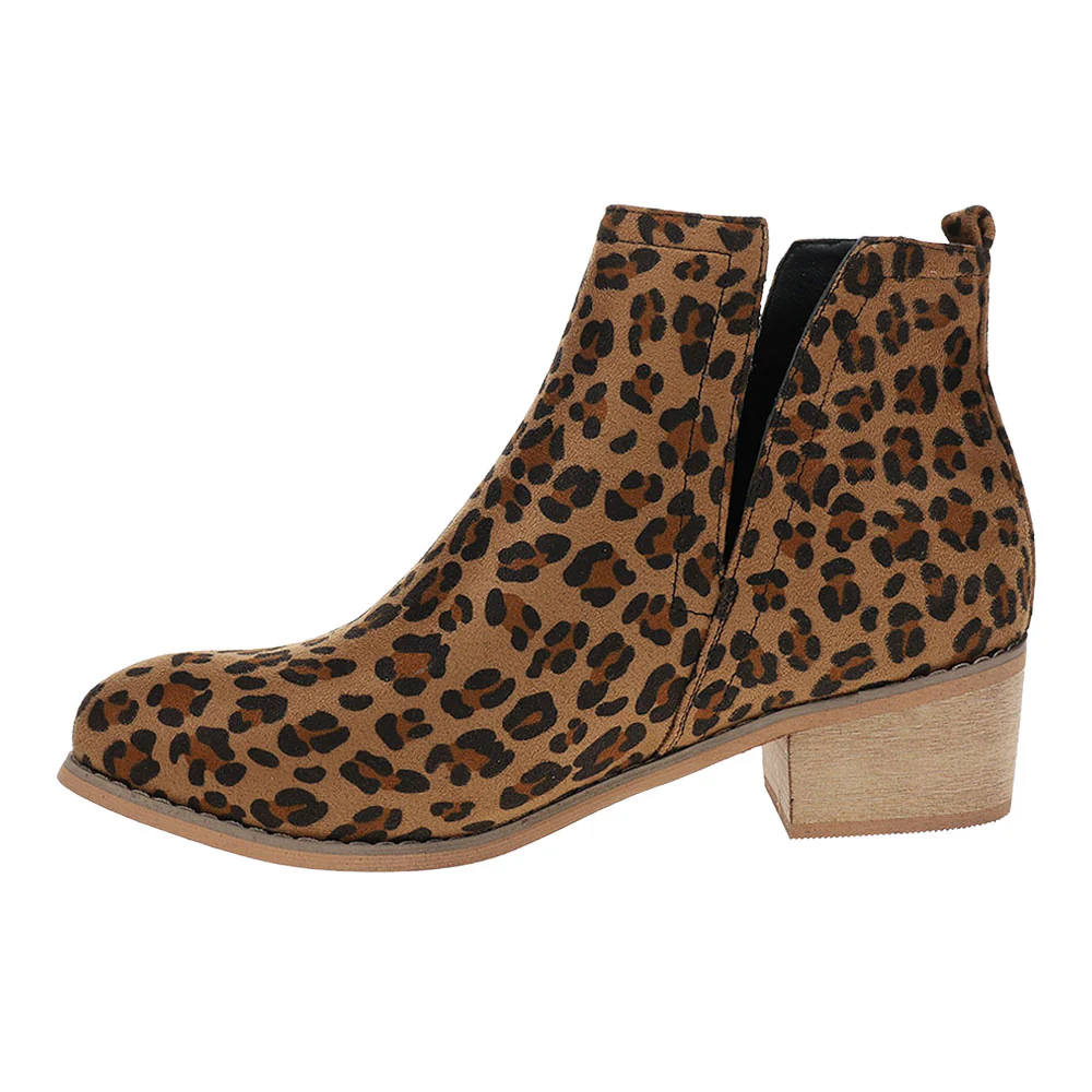 Shield Leopard Chelsea Boots - Image 3