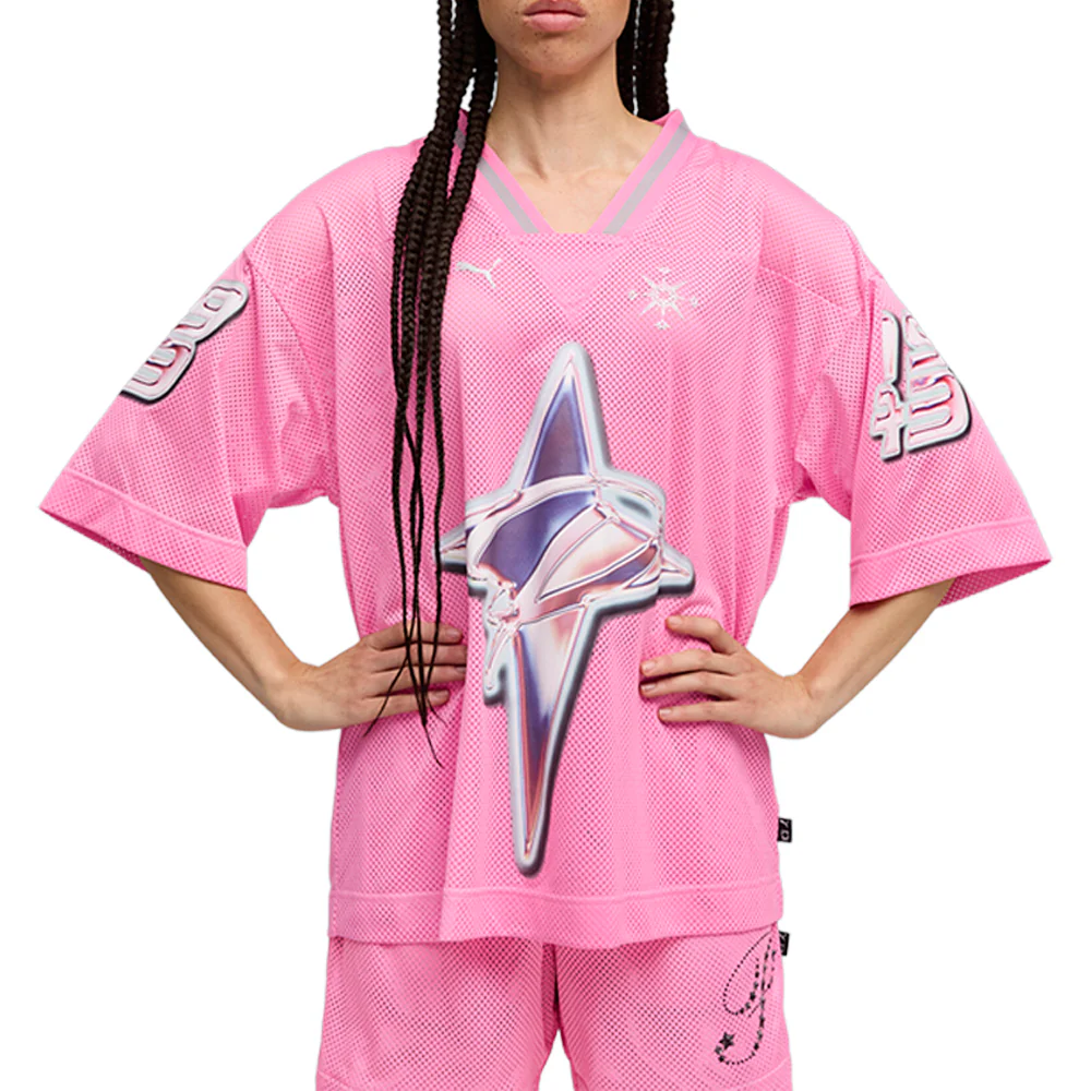 Shooting Stars V Neck Short Sleeve Jersey - Image 3
