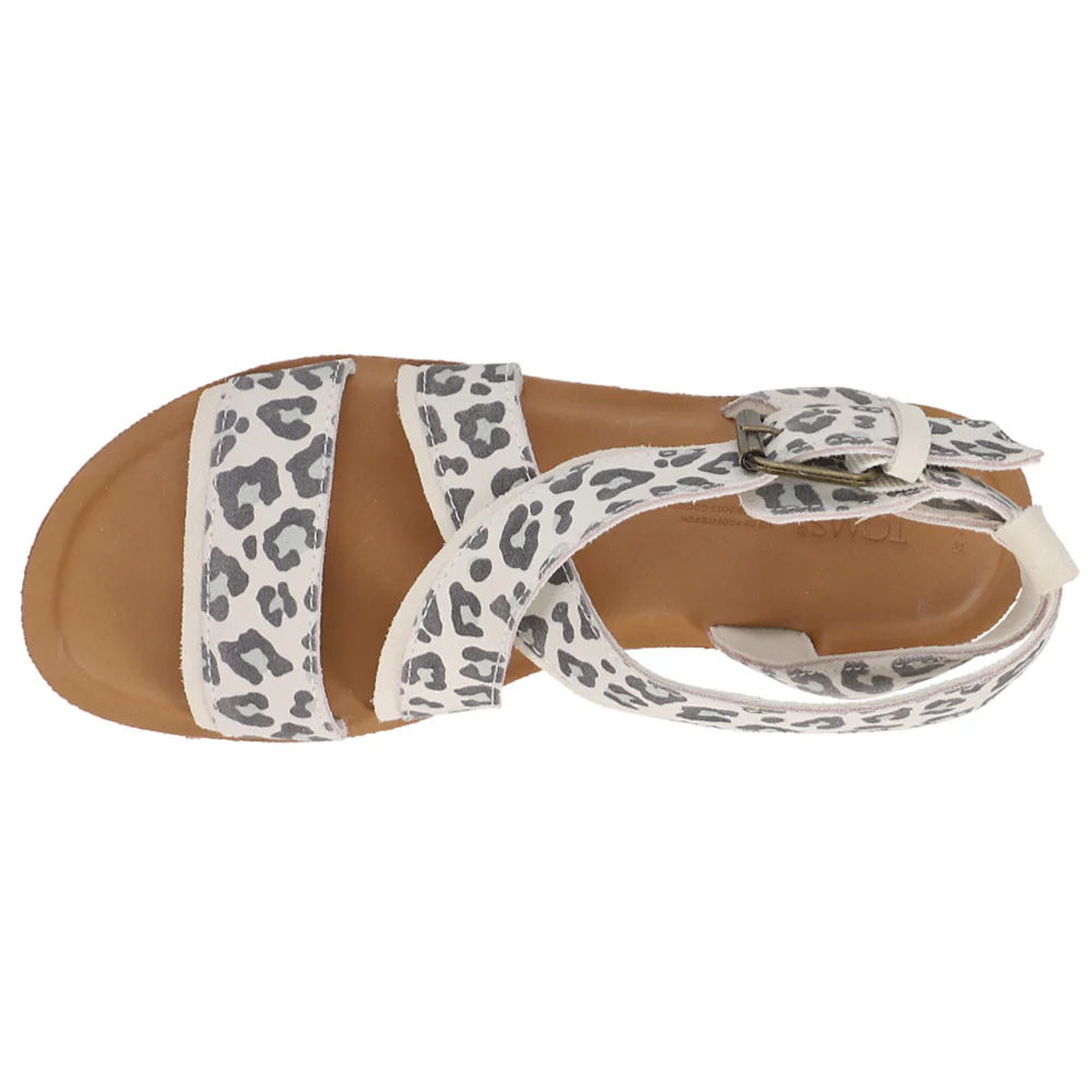 Sidney Leopard Print Ankle Strap Sandals - Image 4