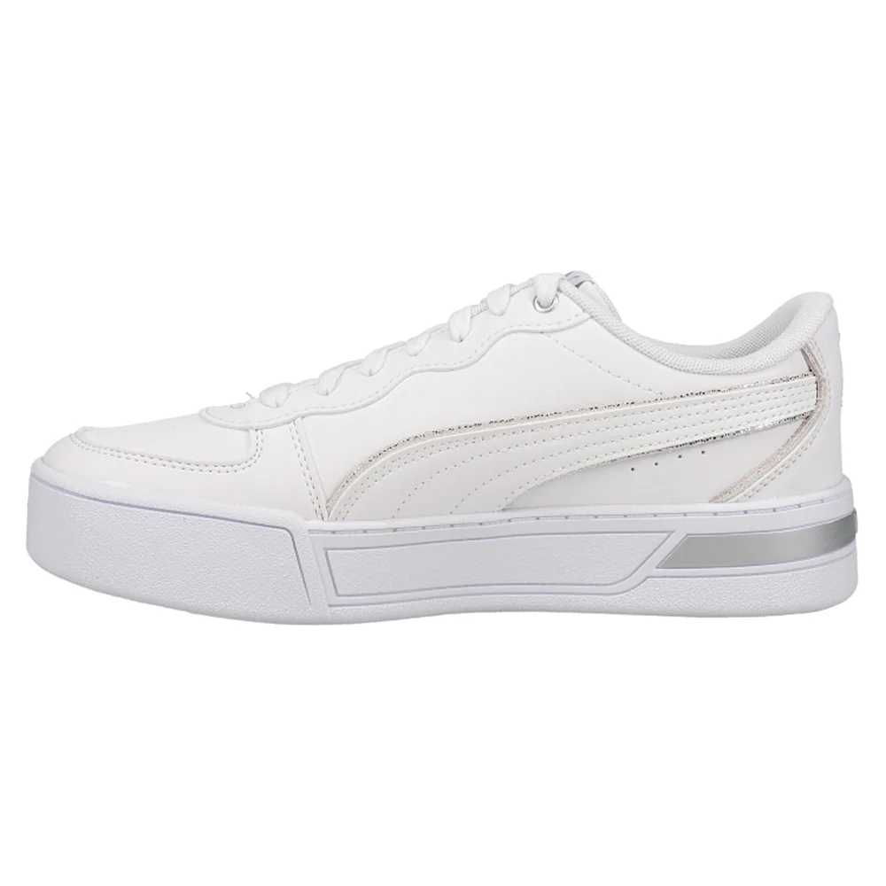 Skye Metallic Lace Up Platform Sneakers - Image 3