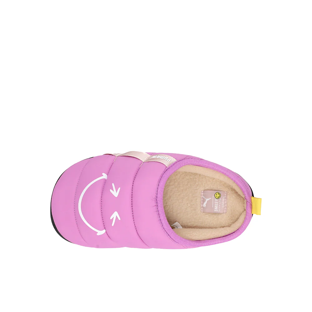 PUMA X SMILEYWORLD Scuff Slippers (Little Kid) - Image 4