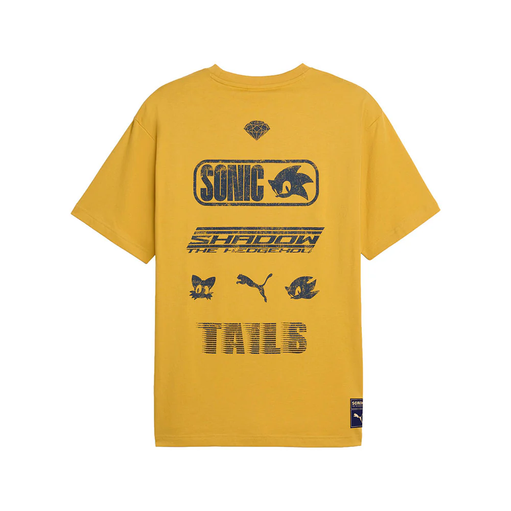 PUMA X SONIC THE HEDGEHOG Relaxed Graphic Crew Neck Short Sleeve T-Shirt - Image 2