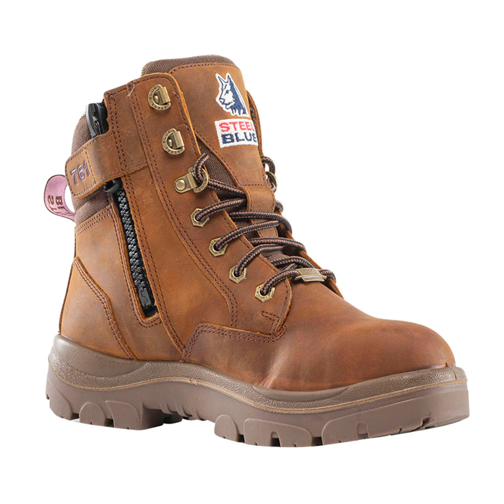 Southern Cross 6 Inch Waterproof Wide Steel Toe Work Boots - Image 2