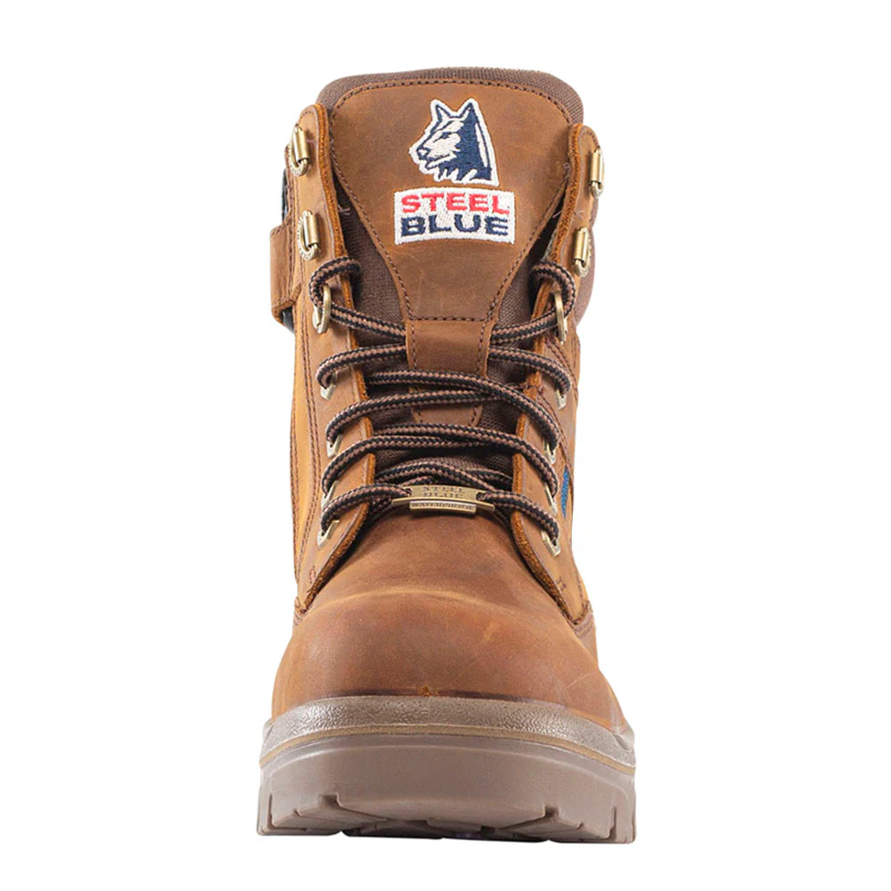 Southern Cross 6 Inch Waterproof Wide Steel Toe Work Boots - Image 4