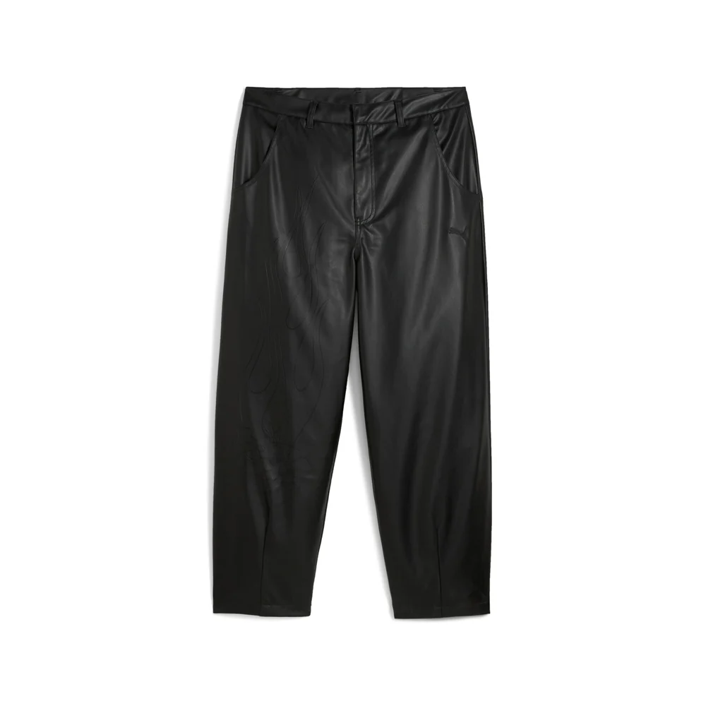 Special Items Moto Super Pleather Embroidered Pants